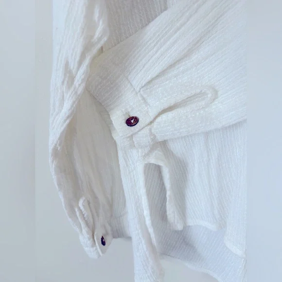 Billabong “In The Tide” White Beach Shirt - Picture 11 of 14